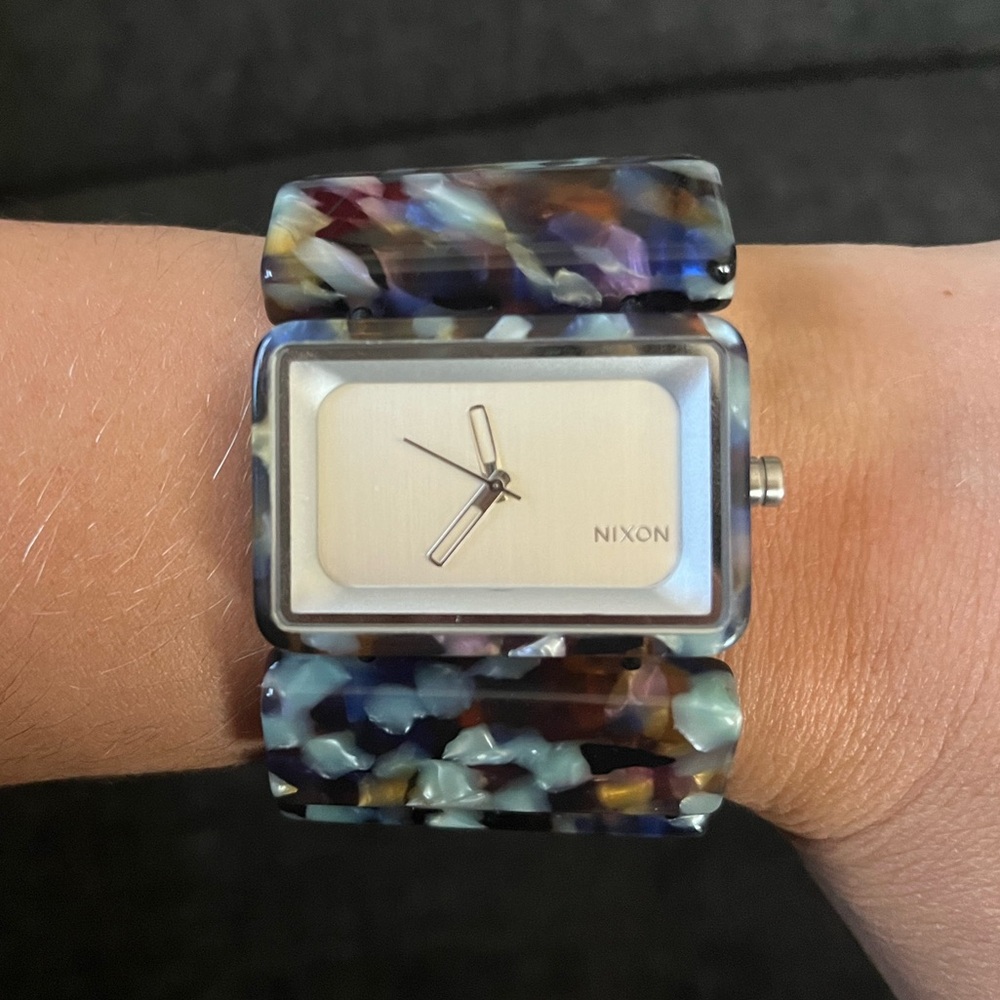 NIXON - Love the Hotness/The Vega watch with colourful acetate strap